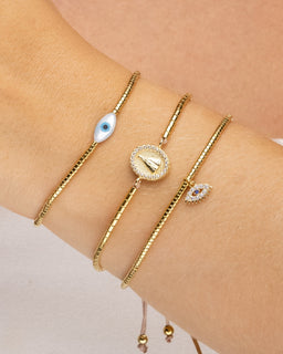 Pulseiras de Proteção: Hamsa, Olho Grego e Nossa Sra. Aparecida