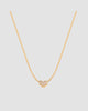 choker canutilho dourado Papoula, semijoia banhada a ouro 18k com pingente coração zirconia 1,2cm, 37cm + 10cm extensão com fecho ajustável, acabamento polido, fotografado em fundo cinza neutro